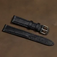 Ժամացույցի գոտի կանացի 16մմ Ostrich սև