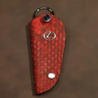 Ավտոբանալիների պատյան Lexus պիթոն կարմիր