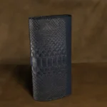 Դրամապանակ պորտմանե փականով Larga Scala Pitone կապույտ