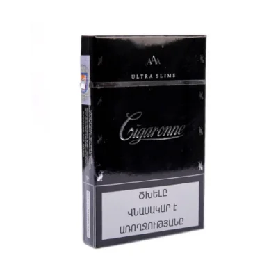 Ծխախոտ «Cigaronne» Ultra black
