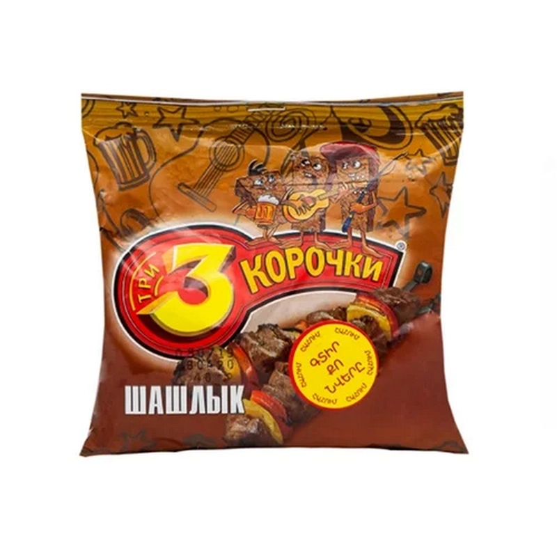 Չորահաց «3 Корочки» 40գր խորոված