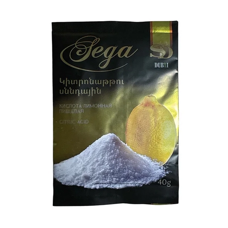 Կիտրոնաթթու սննդային «Sega» 40գր