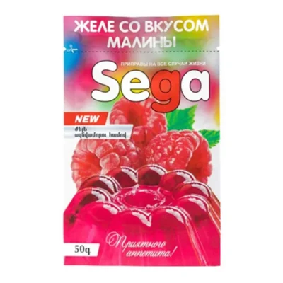 Ժելե «Sega» 50գր ազնվամորի