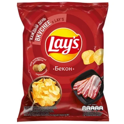 Չիպս «Lay's» 70գր բեկոնի