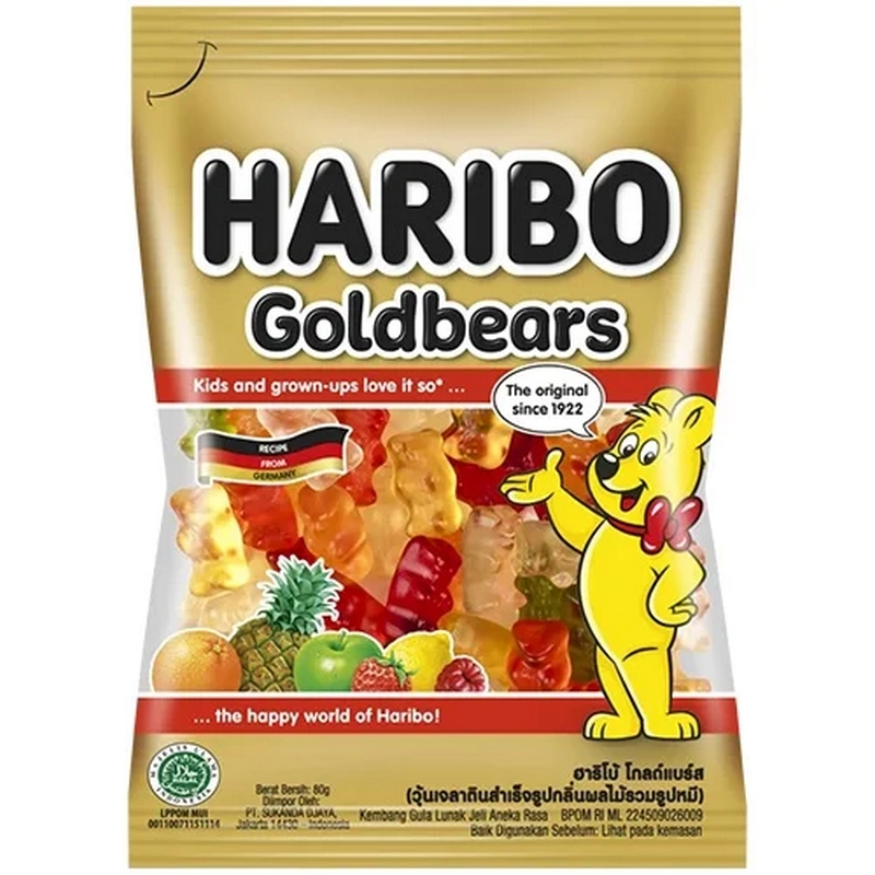 Ծամվող մարմելադ «Haribo» 80գր Goldbears