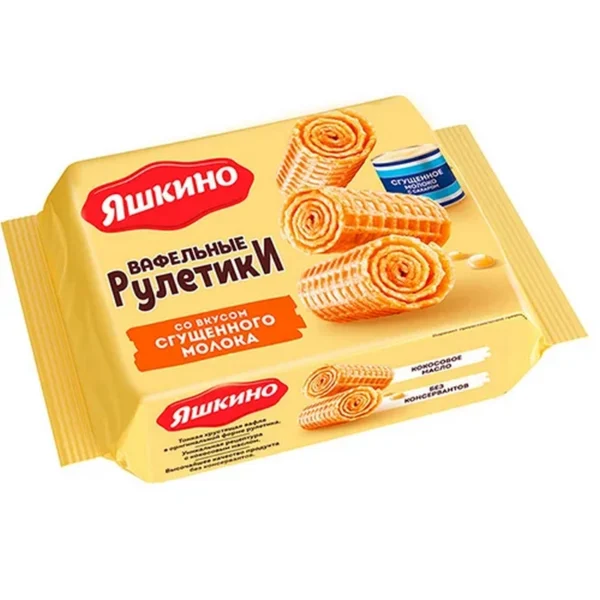 Վաֆլի «Яшкино» ռուլետ 160գր խտացրած կաթով