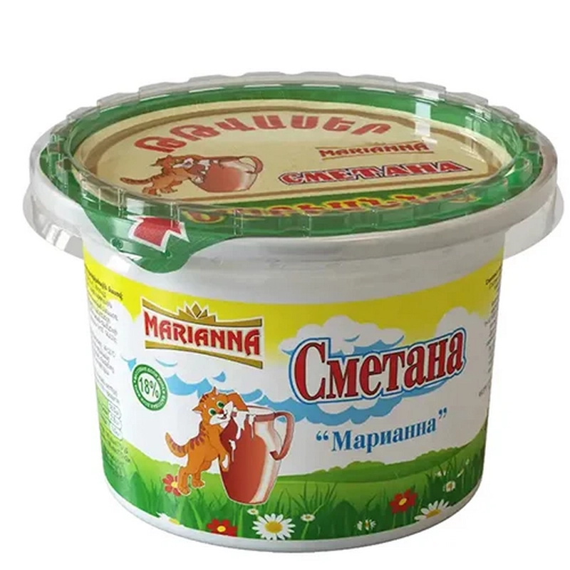 Թթվասեր «Մարիաննա» 18% 400գր