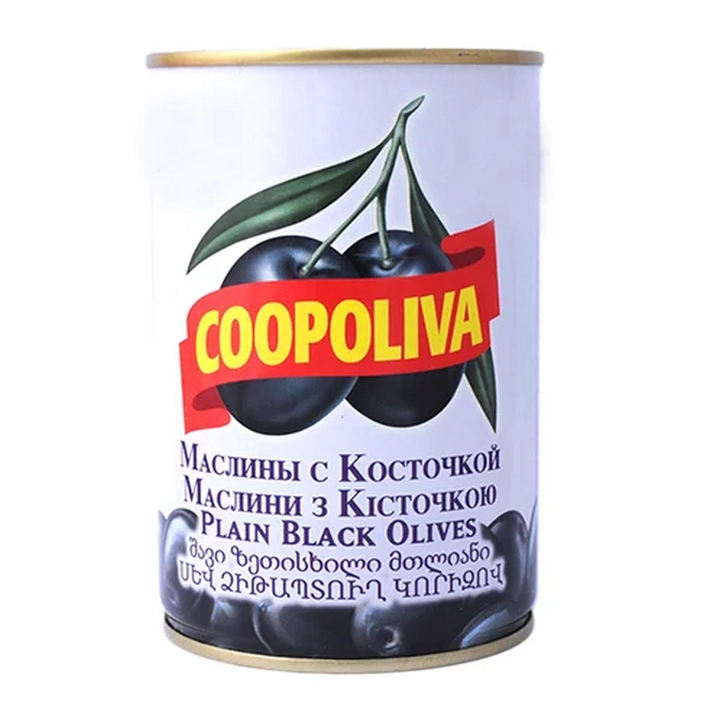 Ձիթապտուղ «Coopoliva» 225գր սև կորիզով