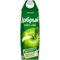 Բնական հյութ «Добрый» 1լ խնձոր