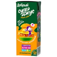 Բնական հյութ «Добрый» 0.2լ մրգային