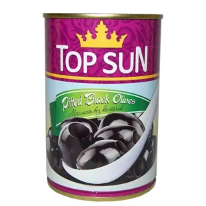Ձիթապտուղ սև «Top Sun» 425գր անկորիզ