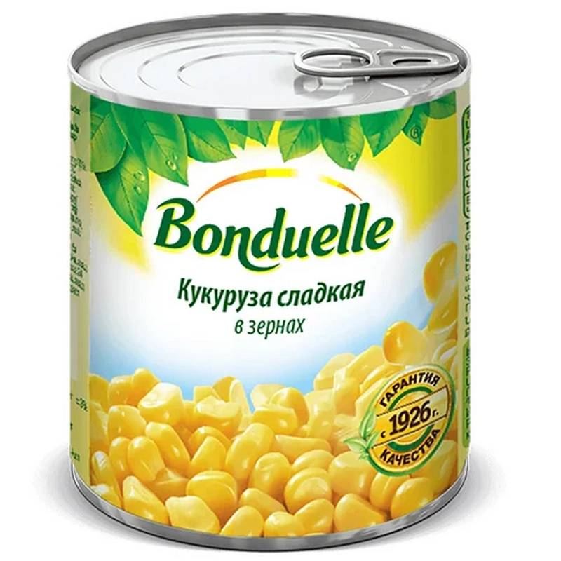 Եգիպտացորենի հատիկներ «Bonduelle» 400գր