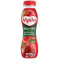 Ըմպելի յոգուրտ «Чудо» 260գր ելակ-մորի