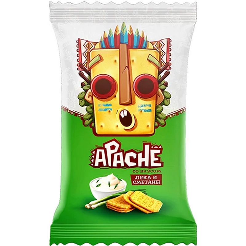 Կրեկեր «Apache» 35գր սոխ-թթվասեր