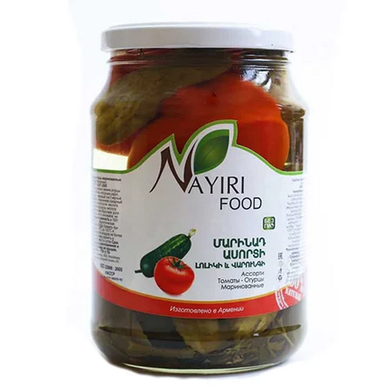 Լոլիկի և վարունգի մարինադ «Nayiri Food» 770գր