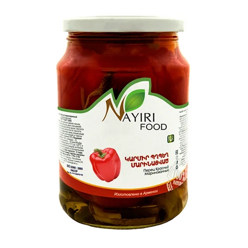 Կարմիր պղպեղ մարինացված «Nayiri Food» 770գր