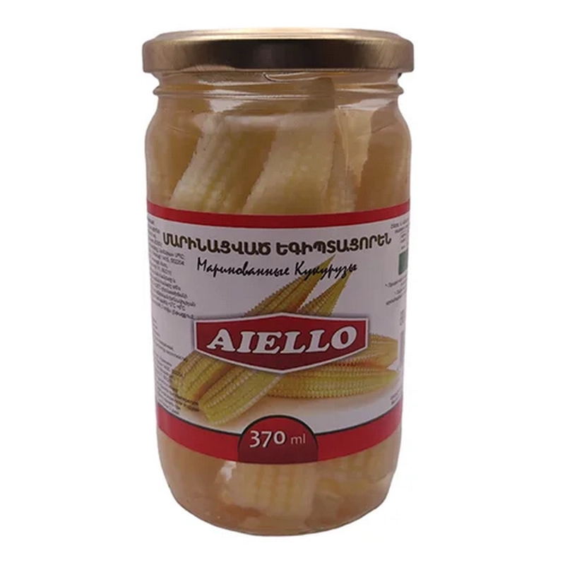Մարինացված եգիպտացորեն «AIELLO» 370մլ