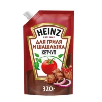 Կետչուպ «Heinz» 320գր «Для гриля и шашлыка»
