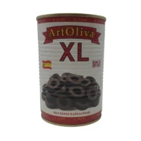 Ձիթապտուղ «ArtOlivia» XL 425գր սև կտրտած