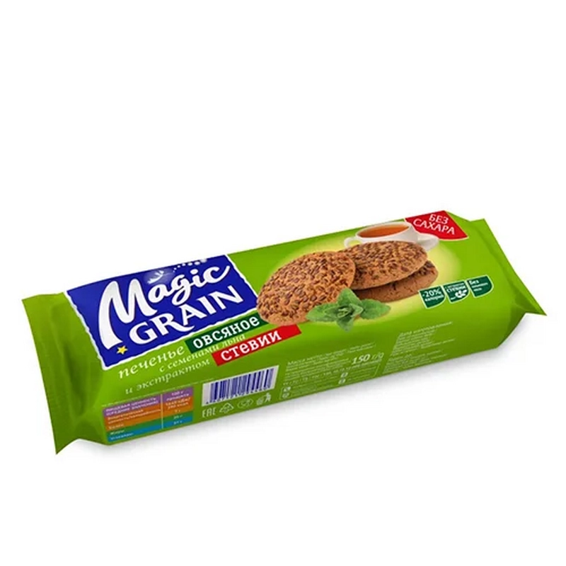 Թխվածքաբլիթ «Magic Grain» 150գր վարսակ-կտավատ