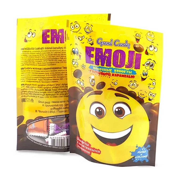 Դրաժե կաթնային «Grand Candy» 80գր «Emoji»