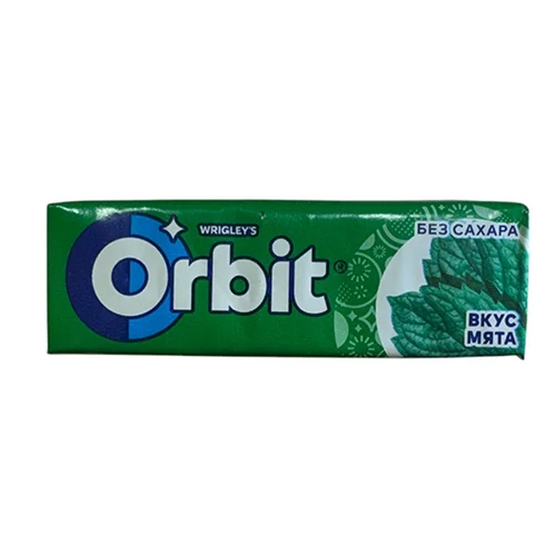 Մաստակ «Orbit» 13.6գր Мята