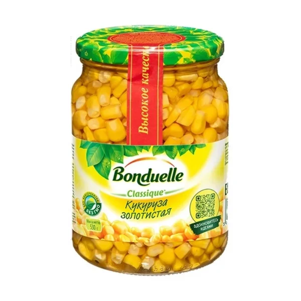 Եգիպտացորենի հատիկներ «Bonduelle» 520գր
