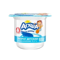Կաթնաշոռ «Агуша» 100գր դասական