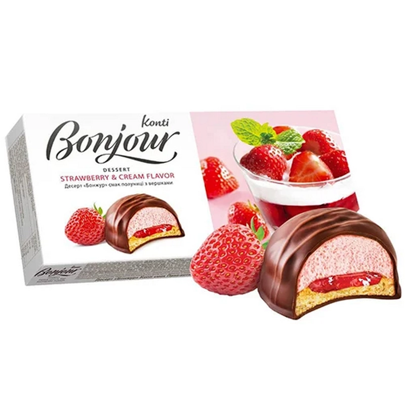 Սուֆլե «Bonjour» 232գր ելակի