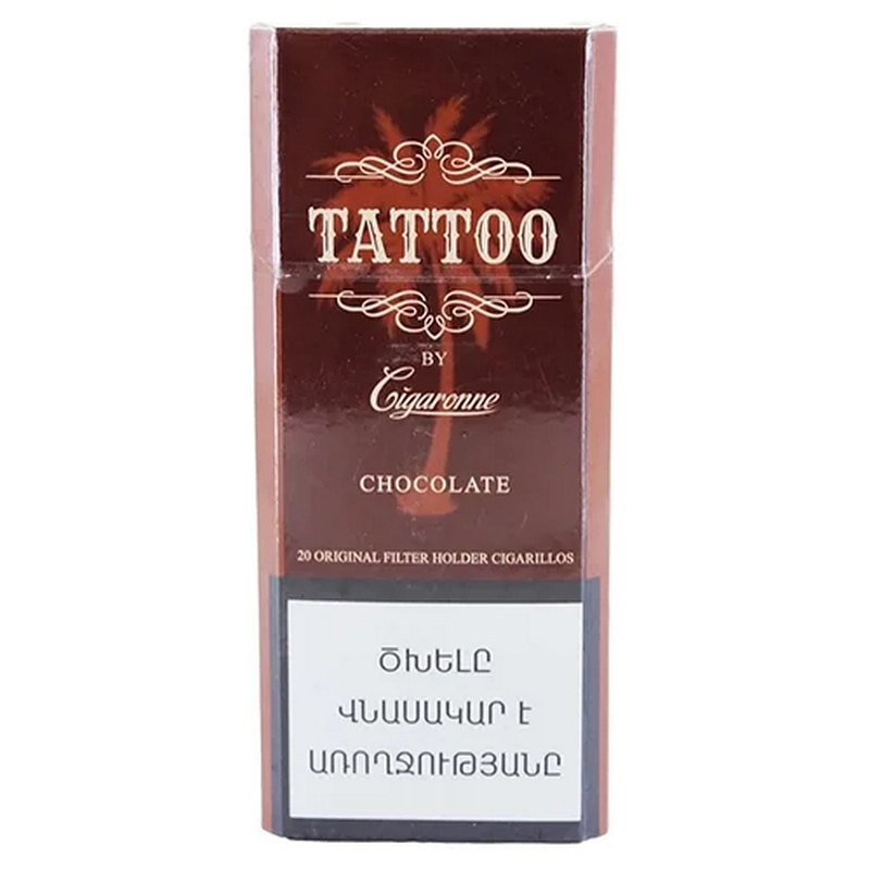 Ծխախոտ «Cigaronne» Tattoo chocolate