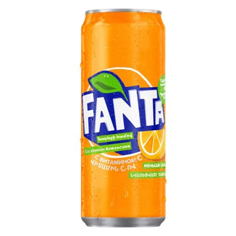 Գազավորված ըմպելիք «Fanta» 0․33լ