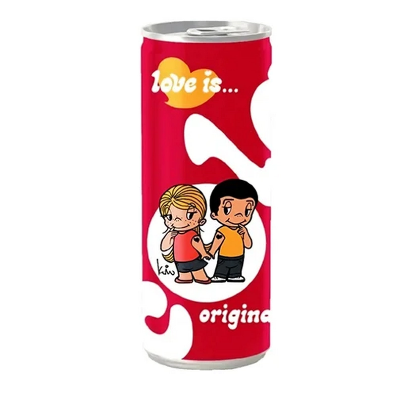 Գազավորված ըմպելիք «Love is» 250մլ կոլա