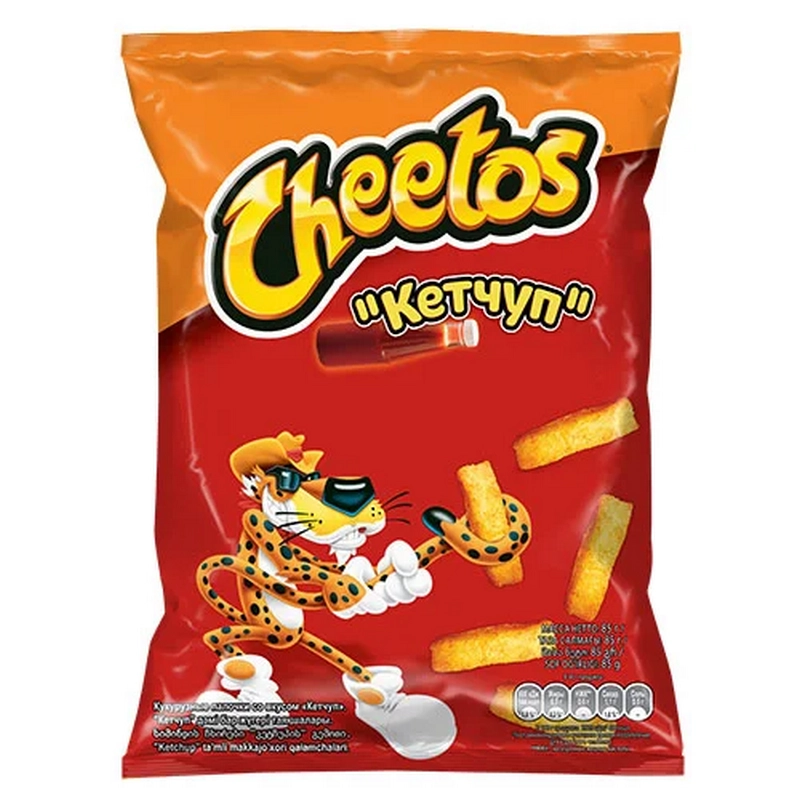 Եգիպացորենի ձողիկ «Cheetos» 85գր կետչուպ