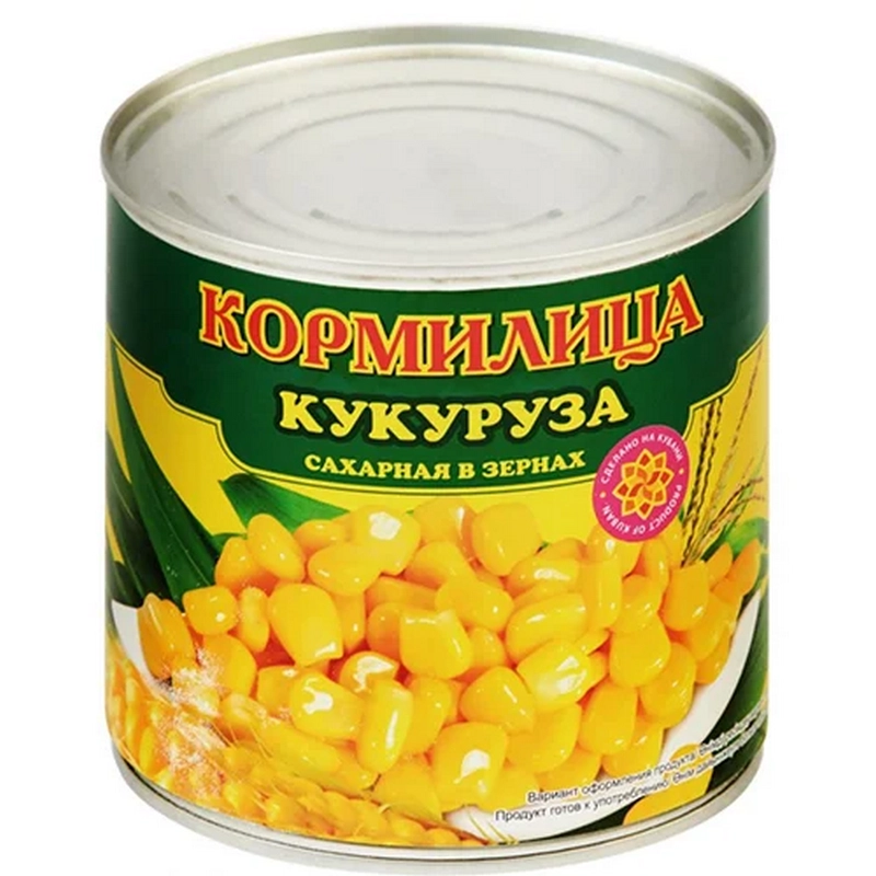 Եգիպտացորենի հատիկներ «Кормилица» 340գր