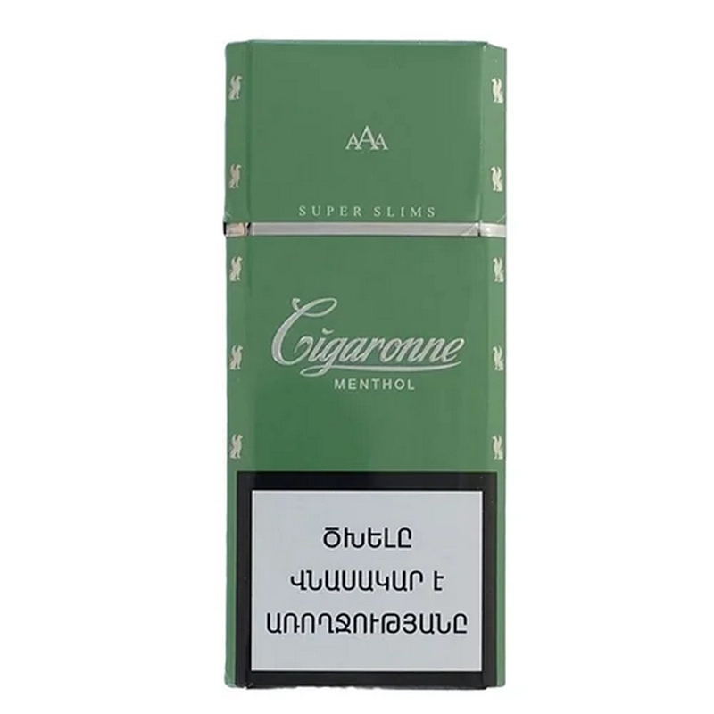 Ծխախոտ «Cigaronne» Super Slims Menthol