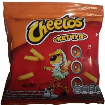Եգիպացորենի ձողիկ «Cheetos» 26գր կետչուպ