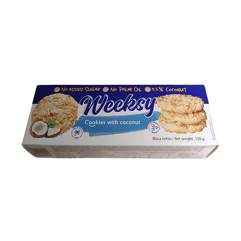 Թխվածքաբլիթ «Weeksy» 120գր կոկոսի