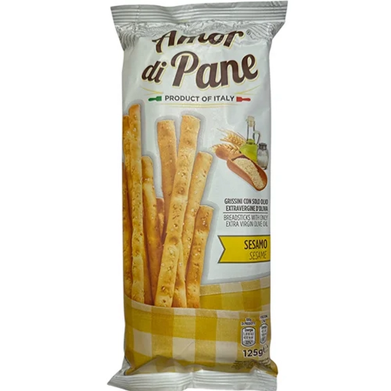 Հացե ձողիկներ «Amor di Pane» 125գր քունջութի համով