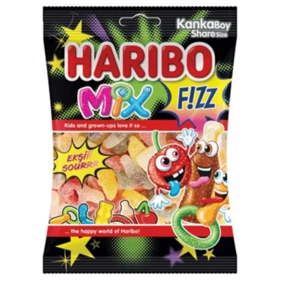 Ծամվող կոնֆետ «Haribo» 100գր Mix Fizz