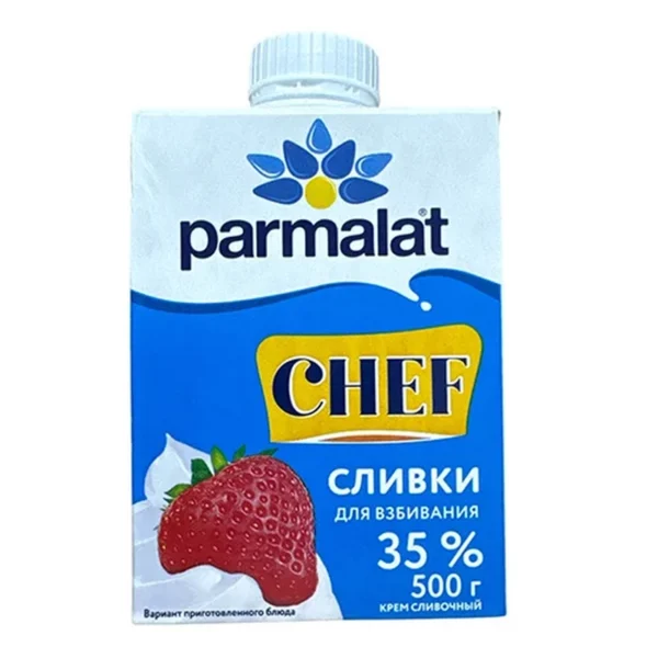 Ուլտրապաստերացված սերուցքային կրեմ «Parmalat» 35% 500գր հարելու համար