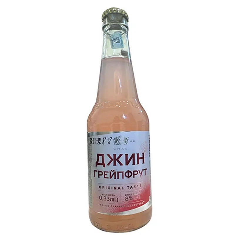 Կոկտեյլ «Джин-тоник» 0.33լ Грейпфрут
