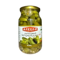 Կորնիշոն մարինացված «Aiello» 470գր կծու