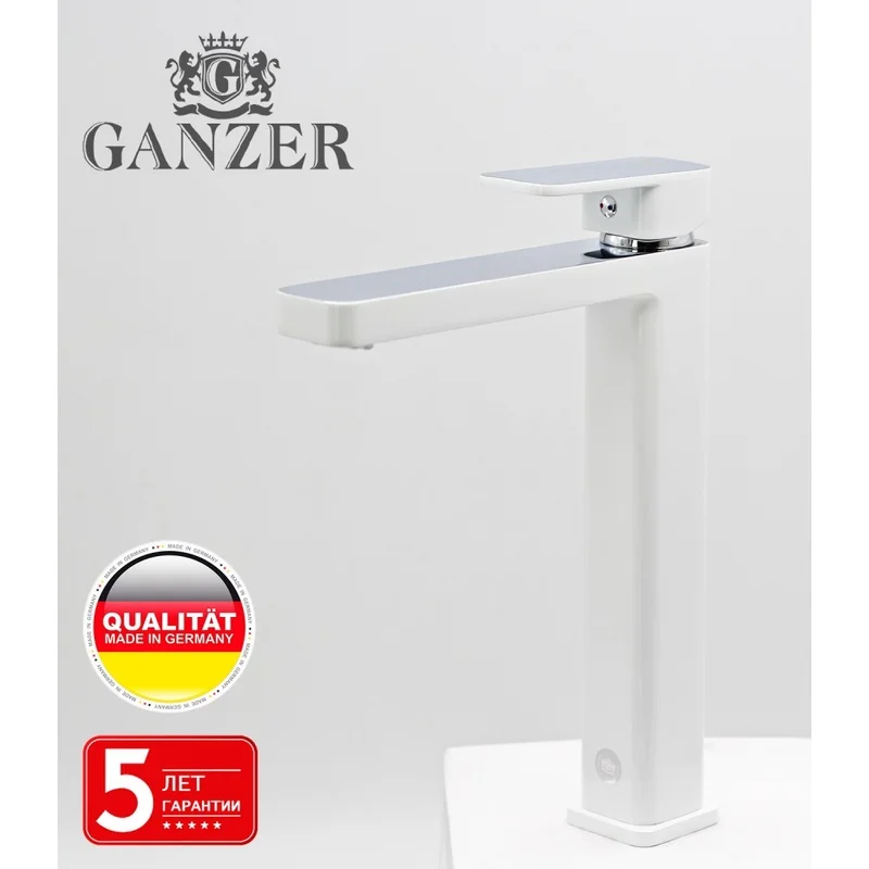 12016-F Ծորակ լվացարանի համար (ԲԱՐՁՐ ՍՊԻՏԱԿ) «GANZER» (10/1հատ)