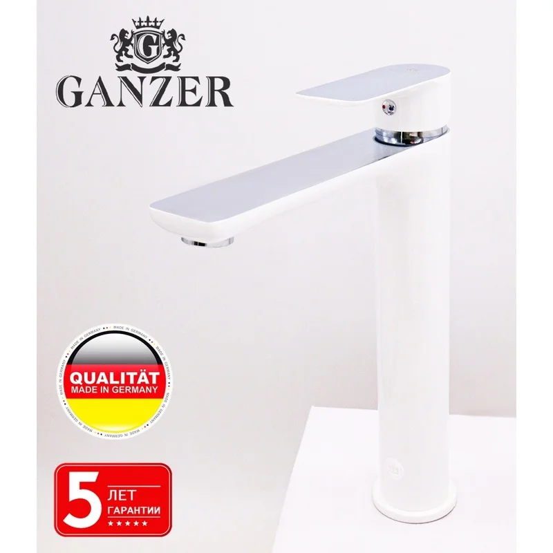 21012-F Ծորակ լվացարանի համար (ԲԱՐՁՐ ՍՊԻՏԱԿ) «GANZER» (10/1հատ)