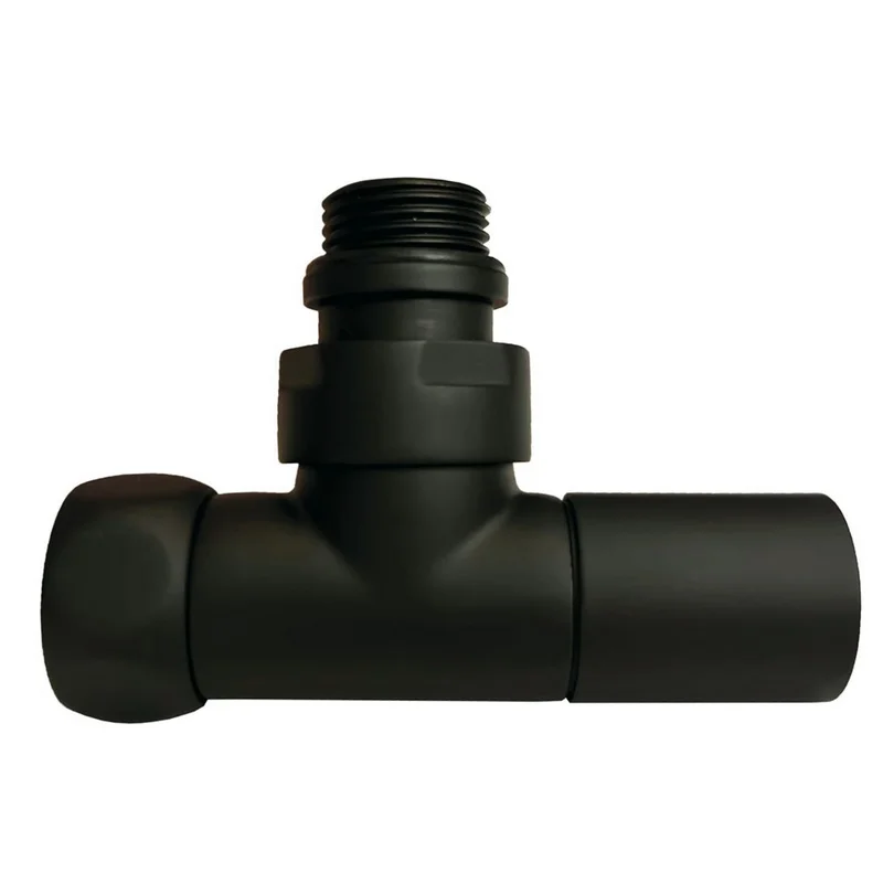 Ջրի Փական անկյունային 1/2m x 3/4f կլոր (Սև) ViEiR (30/1 զույգ)