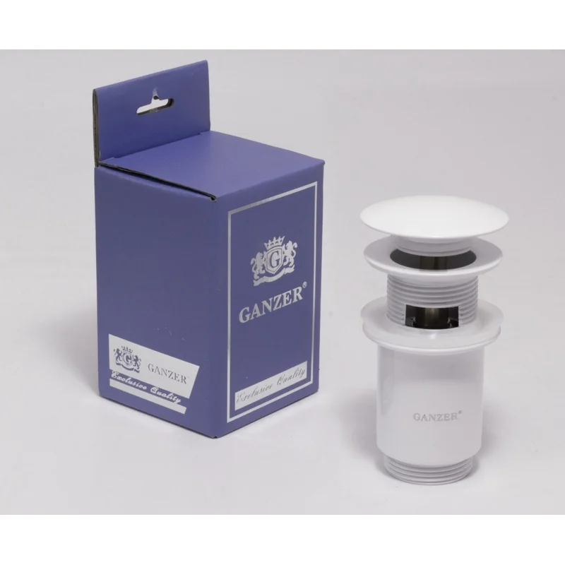 Սիֆոնի գլխիկ փականով GANZER F-2F սպիտակ (50/1հատ)