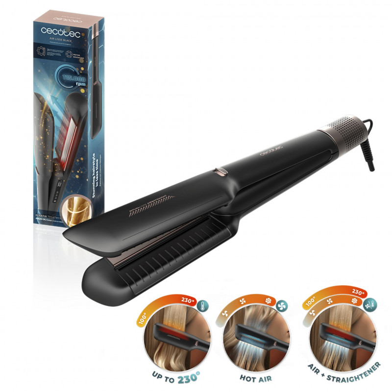 Մազի արդուկ CECOTEC AIRLISSE BLACK